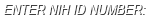 Enter HHS ID to Login