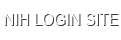 NIH Login Site